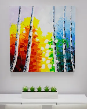 39" Quadrado Forest 3D Canvas