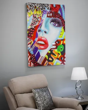 47" Colorful Belle Canvas