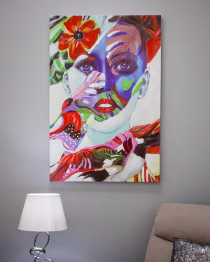 47" Colorful Femme Canvas