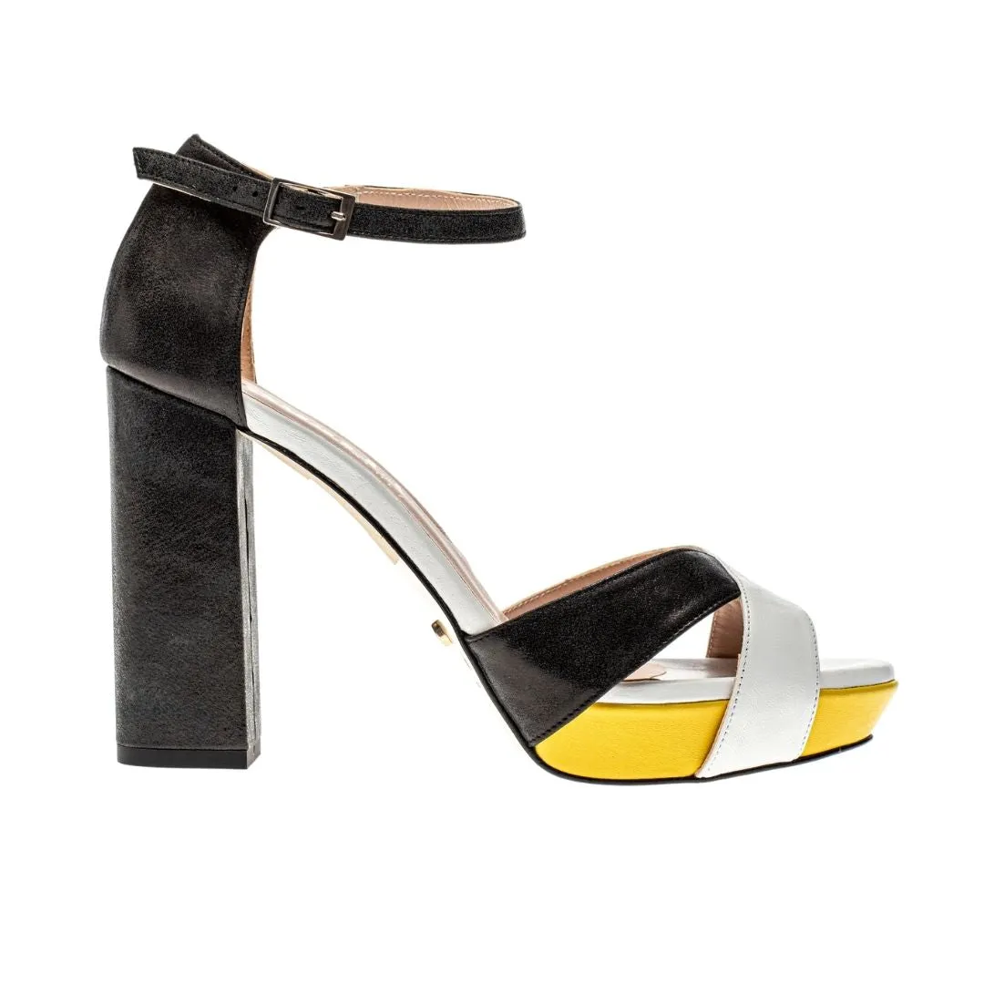 Actitud Platforms Black, Yellow and White