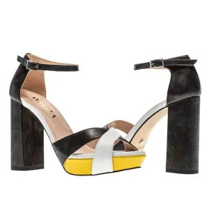 Actitud Platforms Black, Yellow and White