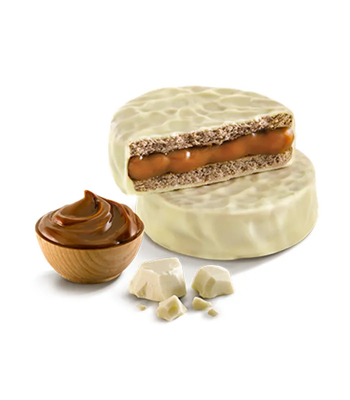 Alfajor Havanna Chocolate Blanco, White Chocolate with Dulce de Leche 12 units 612 g / 1.34 lb