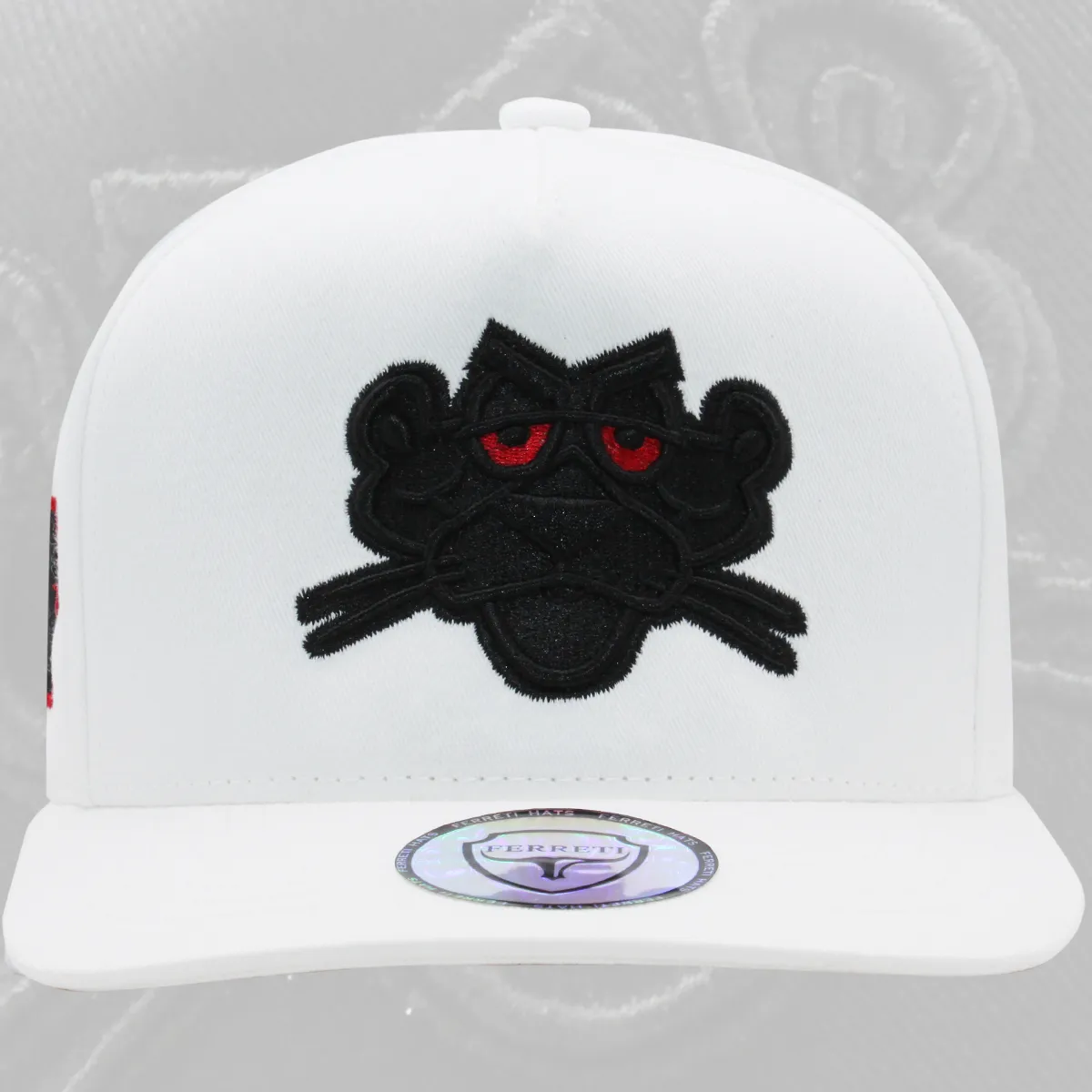 Culiacan La Pantera Bordado Blanco Gorra Ferreti