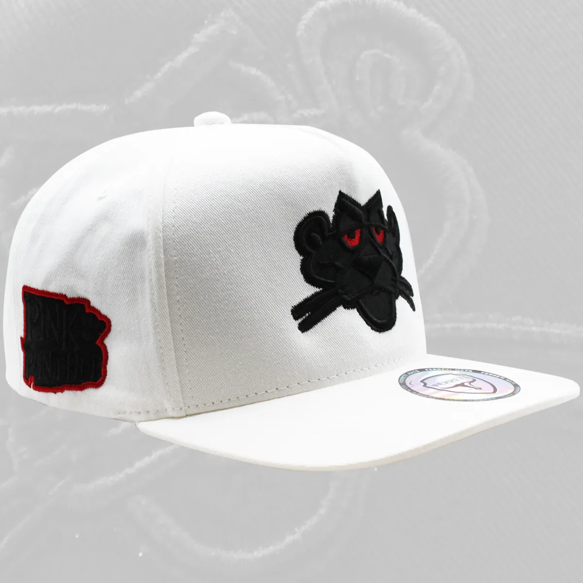 Culiacan La Pantera Bordado Blanco Gorra Ferreti