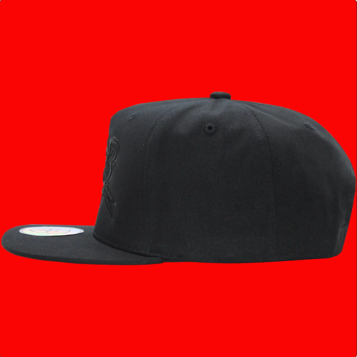 Culiacan La Pantera Bordado Negro FT68 Gorra Ferreti Vicera Plana