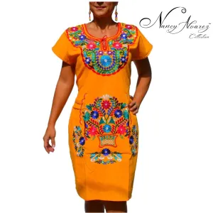 Embroidered Dress NA-TM-77121-Y