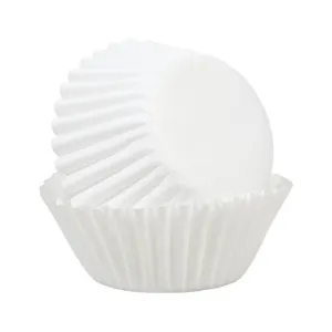 Ensemble de 350 moules à mini cupcakes blancs, 1,25 po - Wilton