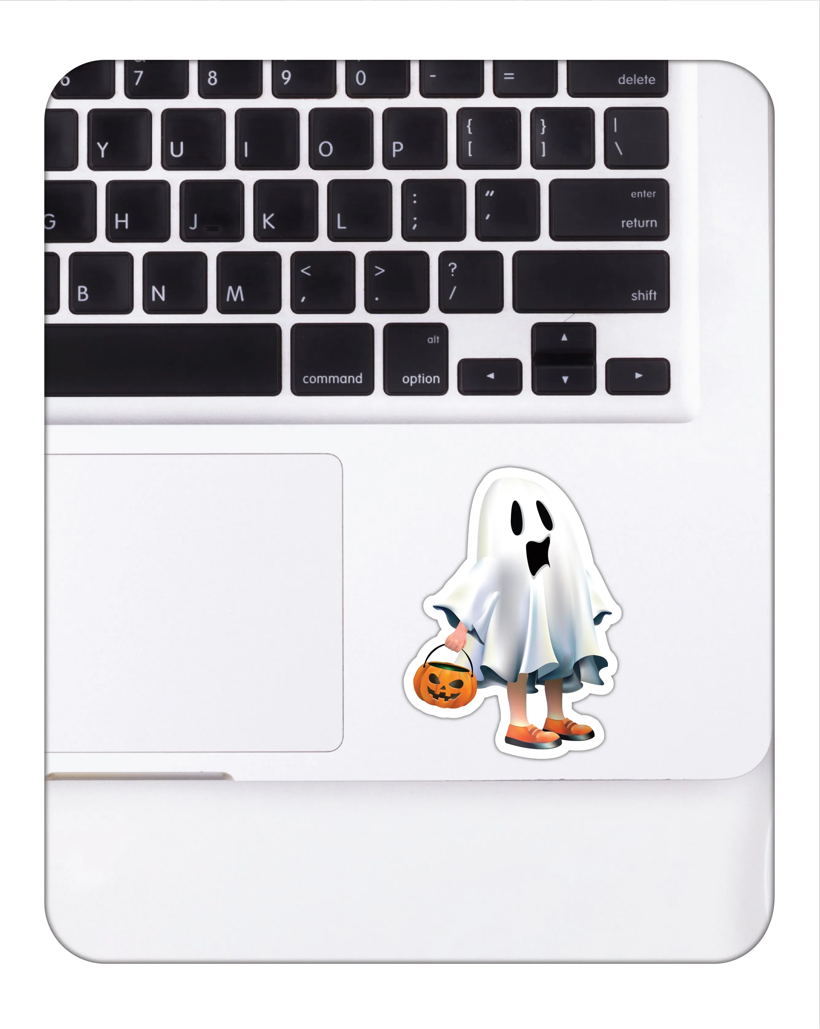 Halloween Theme Printed Laptops Mini Stickers