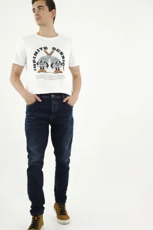 Jean azul Super Skinny para hombre