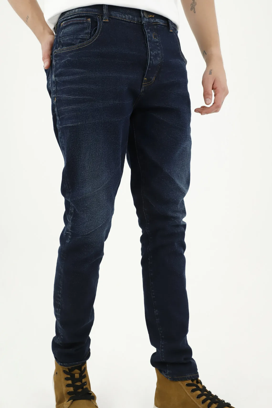 Jean azul Super Skinny para hombre