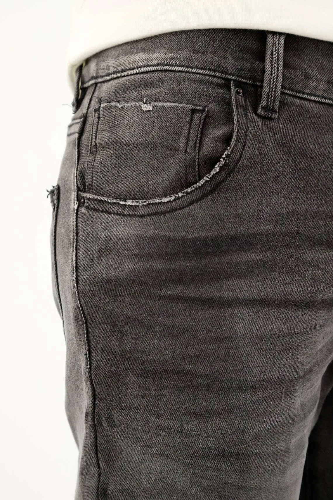 Jean Skinny black denim para hombre