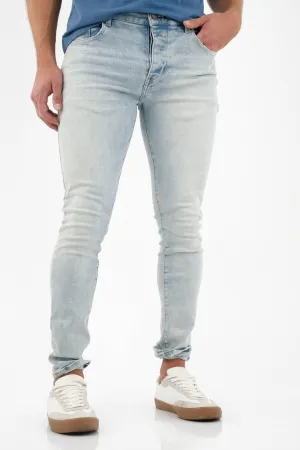 Jean Super Skinny azul para hombre