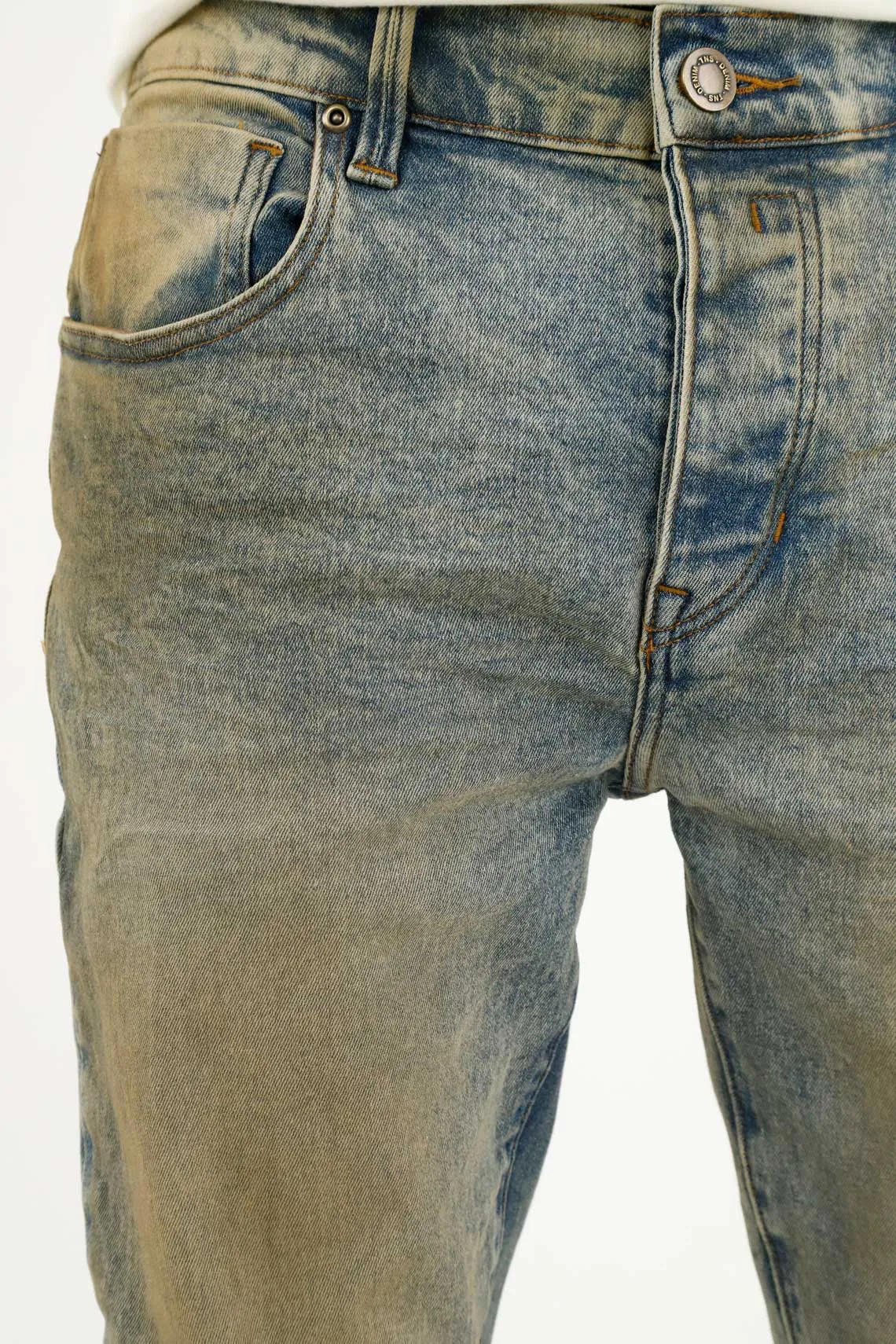 Jean Super Skinny tono claro para hombre