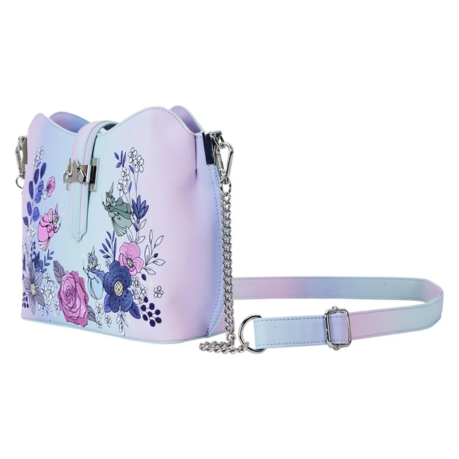 Loungefly Crossbody 65Th Anniversary Floral Ombre La Bella Durmiente