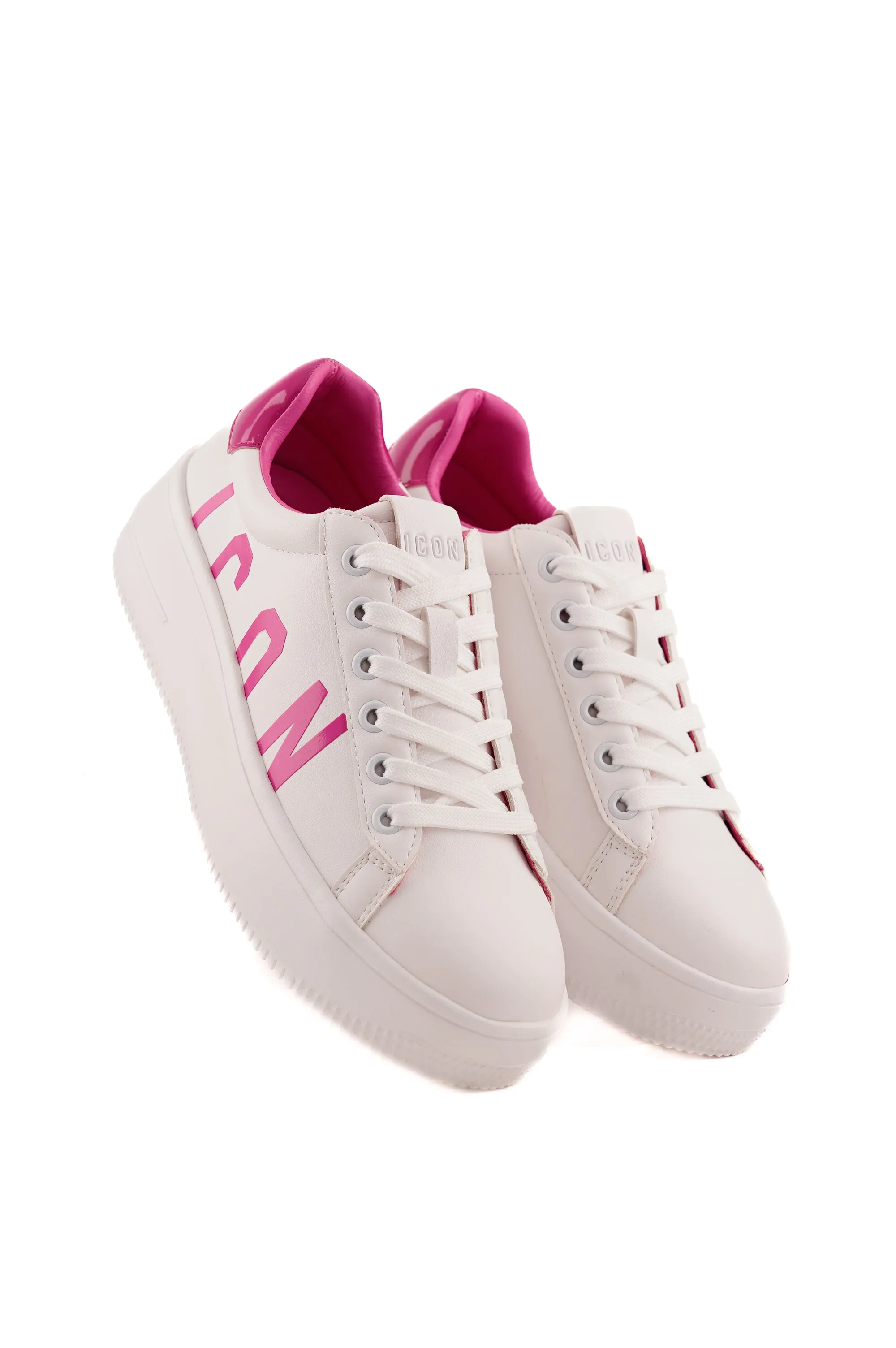 SNEAKERS ICON da Donna - bianca IC948107SDBIANCOFUCSIA