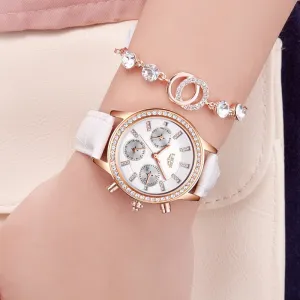 Women Watch Girl Quartz Watches Casual Leather Ladies Dress Watches Women Clock Montre Femme Reloj para Mujeres